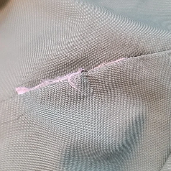 Ann Taylor Mint Green Button Accent Mini Dress - Sz 2 - Picture 9 of 9